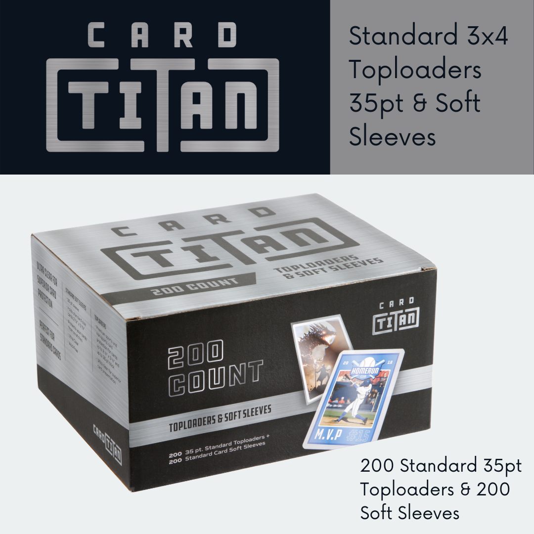 Toploaders 35pt (200 count) with 200 Soft Sleeves - Premium Quality Ul –  Card Titan Pro