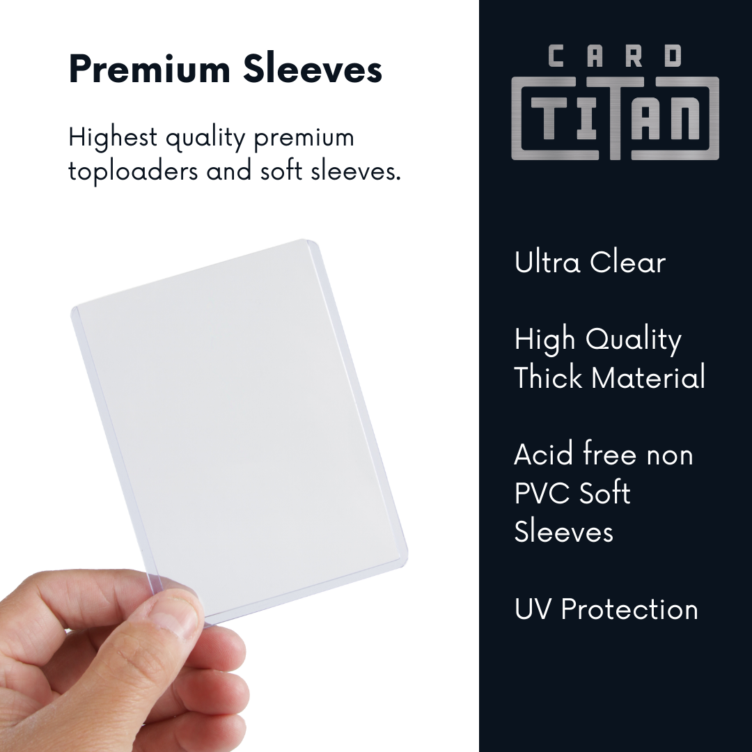 UP - Toploader - 3 x 4 Transparent Regular & Card Sleeves (200)
